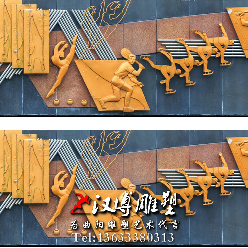 运动主题人物雕像,体育运动浮雕,校园文化雕塑