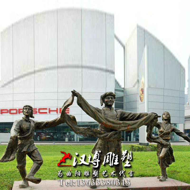 民俗雕塑,戏剧人物雕像,藏族人物雕塑