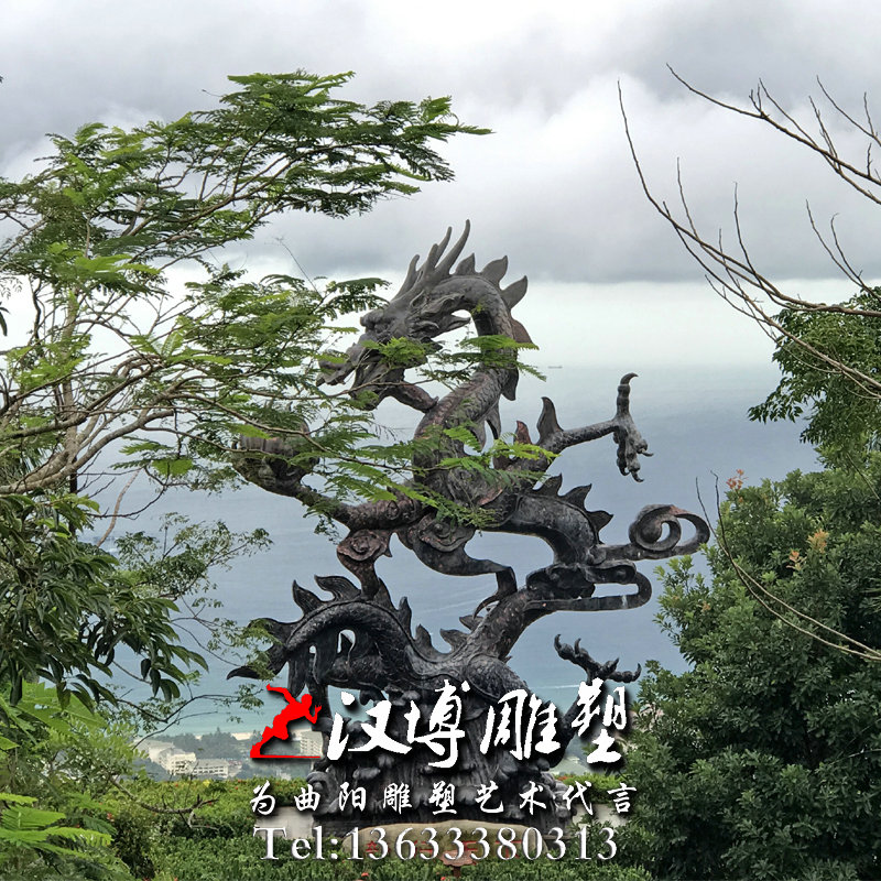 天龙旅游区雕塑,玻璃钢铜雕,动物雕塑