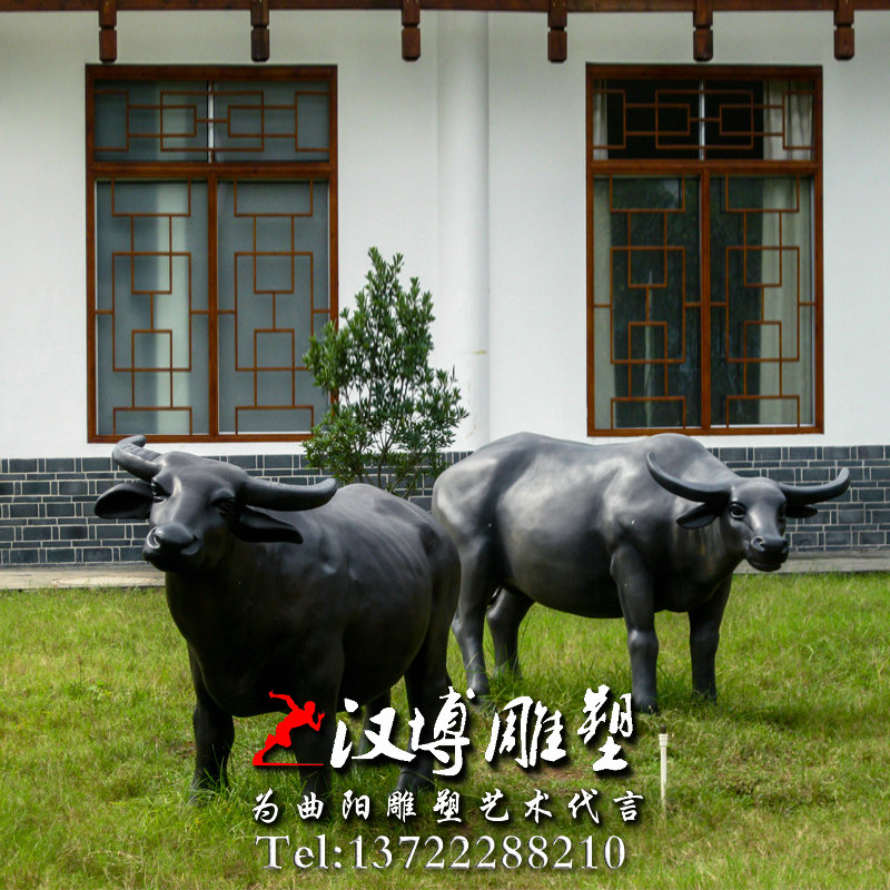 动物雕塑,水牛雕塑,景观雕塑