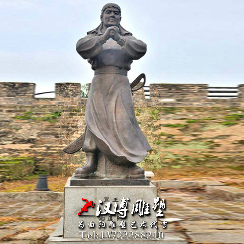 壮族人物雕像,玻璃钢铜雕,景观雕塑