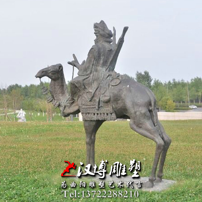 人物雕像,骆驼雕塑,丝绸之路雕塑