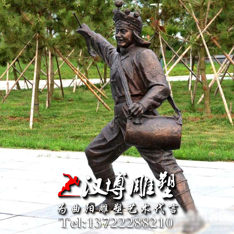 海阳大秧歌雕塑,人物雕像,景观园林雕塑