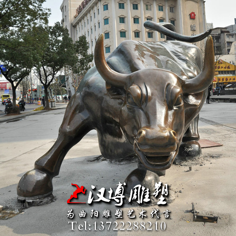 斗牛雕塑,动物雕塑,景观雕塑