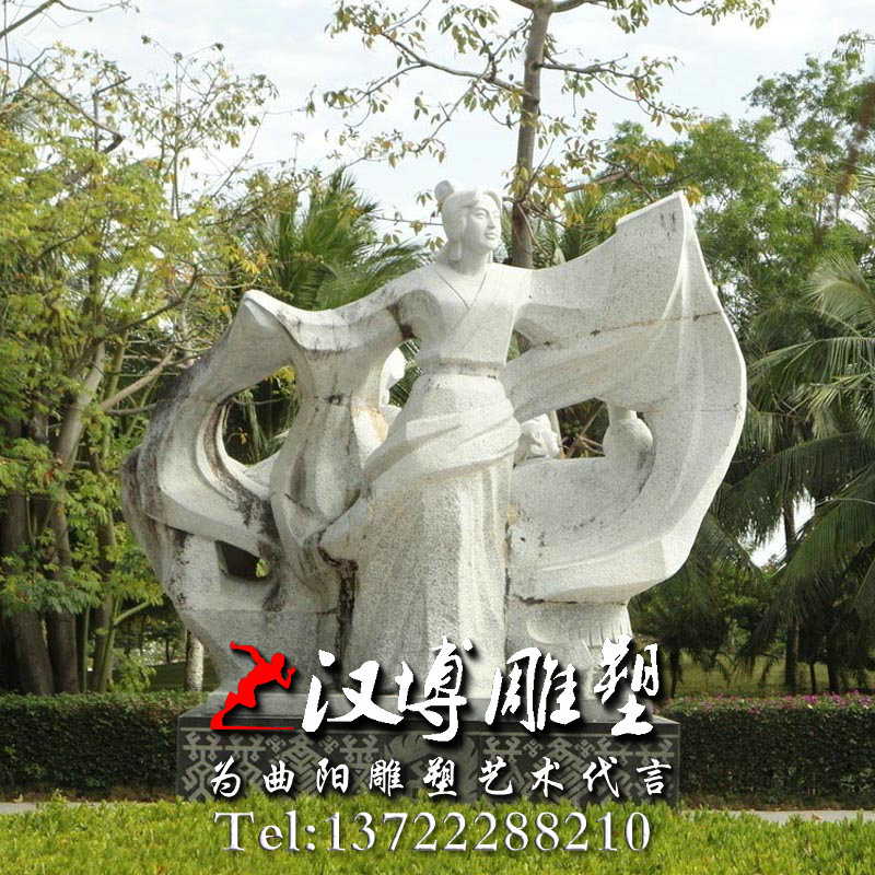 古代人物雕塑,黄道婆人物雕像,纺织鼻祖人物雕塑