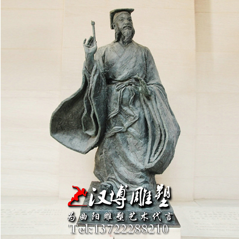 古代人物雕塑,王羲之人物雕像,名人雕塑