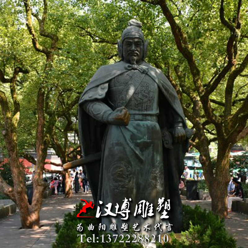 岳飞人物雕像,名人雕塑,景观雕塑