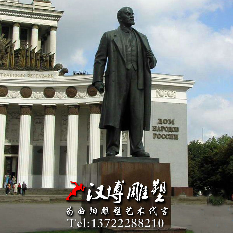 玻璃钢铸铜雕塑,名人雕塑,列宁人物雕像