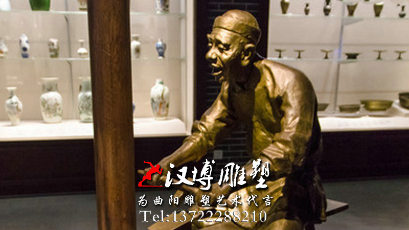 玻璃钢雕塑,磨剪刀雕塑,人物雕像