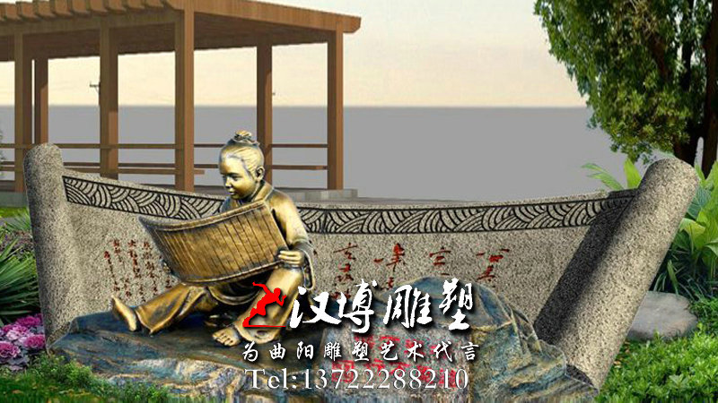 校园雕塑,校园读书人物雕像,校园雕塑厂家