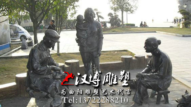 民俗文化雕塑,商业街景观雕塑,修鞋匠人物雕像