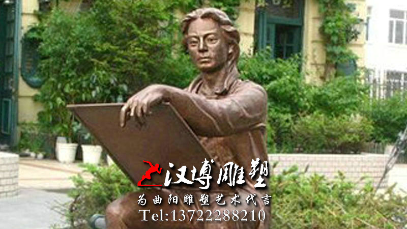 绘画主题雕塑,人物雕像,校园雕塑厂家