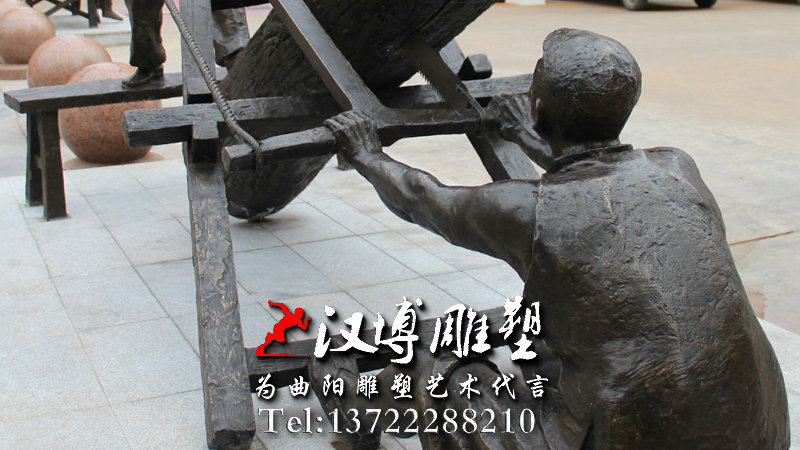 工匠工人雕像,民俗文化雕塑,园林景观雕塑