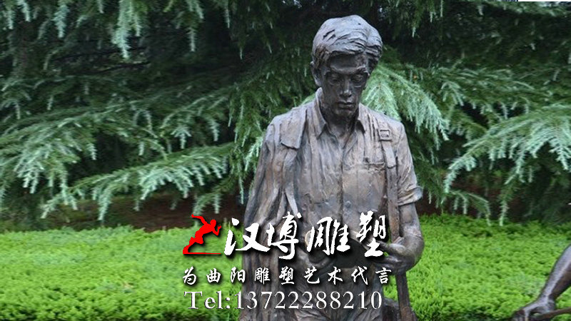看书人物雕像,校园文化雕塑,校园雕塑厂家