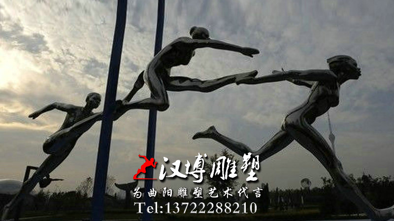 运动主题雕塑,校园人物雕塑,校园景观铜雕