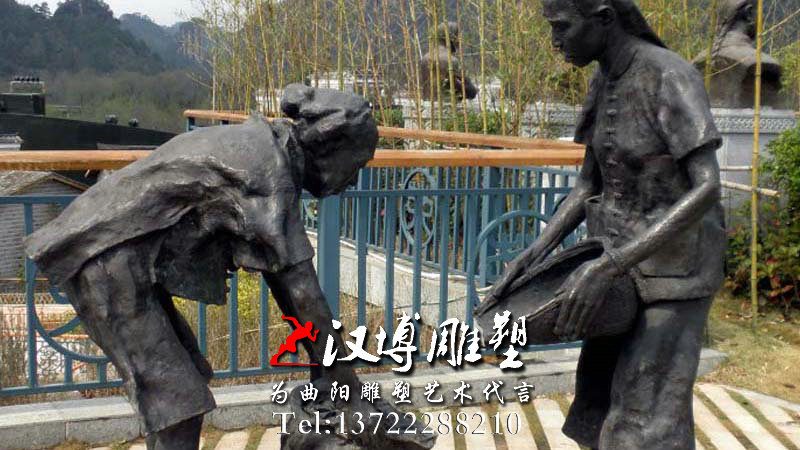 制作茶叶雕塑,人物雕像,民俗文化雕塑