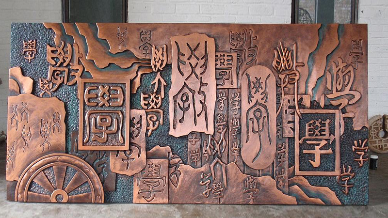 校园背景墙雕塑,校园浮雕,校园浮雕雕塑厂家