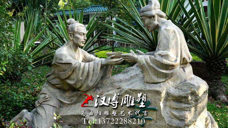 孝道文化雕塑,中国传统文化铜雕,园林景观雕塑