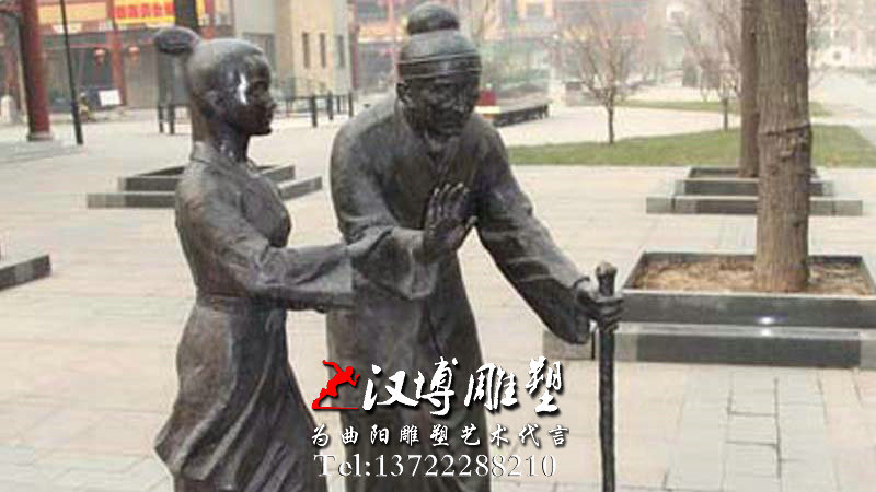 中华传统文化雕塑,古代人物雕像,玻璃钢雕塑