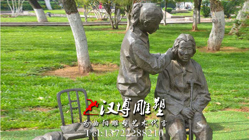 玻璃钢雕塑,人物雕塑,校园文化雕塑