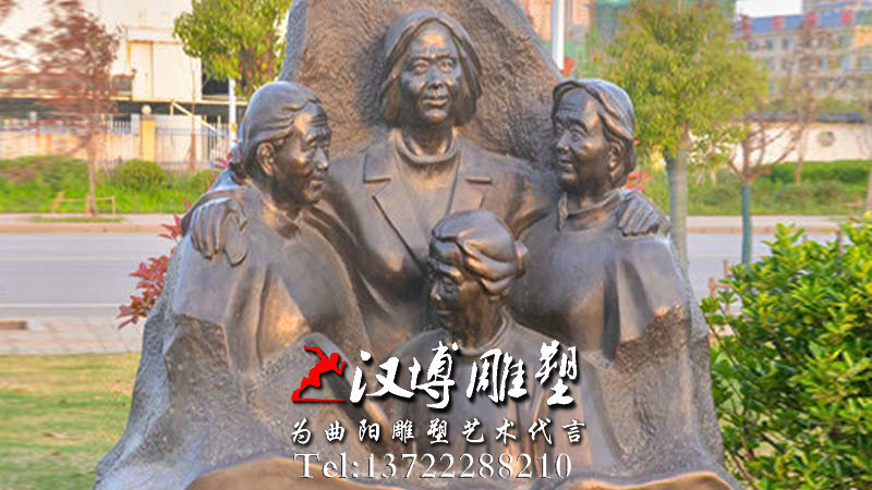玻璃钢雕塑,人物雕塑,校园主题雕塑