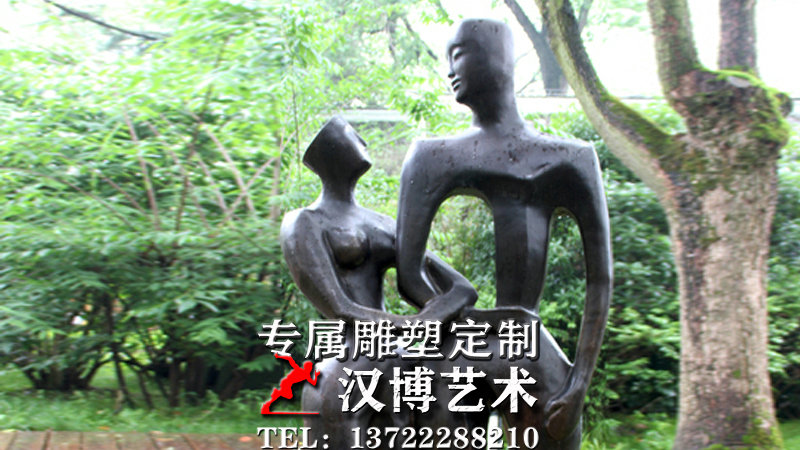 抽象人物铜雕像,传统文化雕塑,主题人物雕像