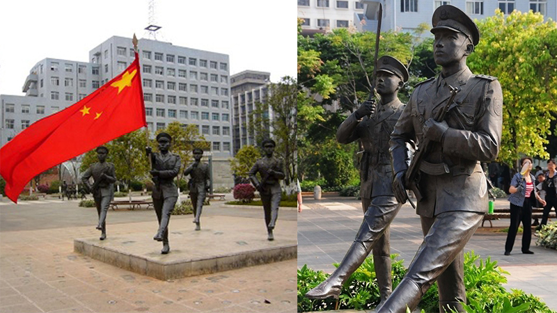 战争主题铜雕,人物雕像,园林景观雕塑