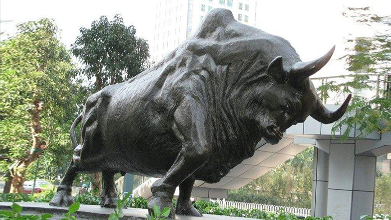 牧童骑牛雕像,牛文化雕塑,牛铜雕